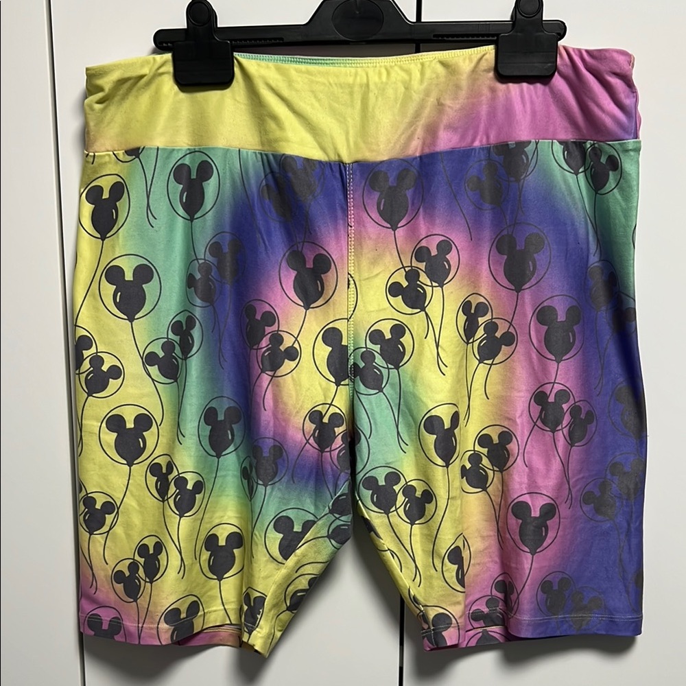 Disney Yellow and Purple Mickey Mouse Shorts